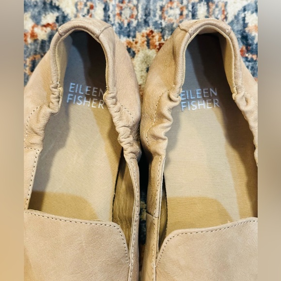 Eileen Fisher Women’s Sim Tumbled Nubuck Loafer In Rye In Size 7 - Picture 8 of 14